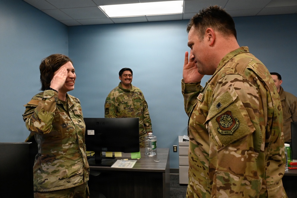 22nd Air Refueling Wind Command Team Visit 64th Air Refueling Squadron