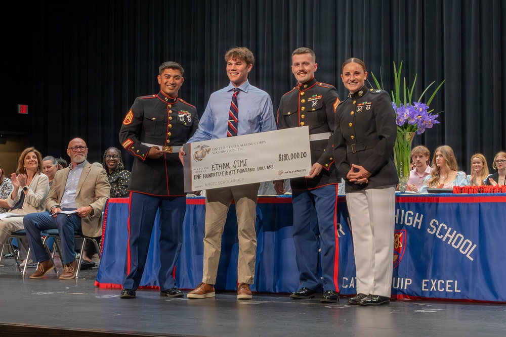 Recruiting Sub-Station Bay Brook NROTC Scholarship Presentation