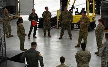 22nd Air Refueling Wind Command Team Visit 64th Air Refueling Squadron