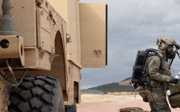 82nd Chemical Reconnaissance Detachment trains at Camp Red Devil