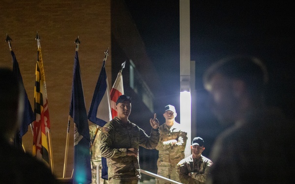 Region II Best Warrior Competitors conduct Ruck March at Camp Dawson