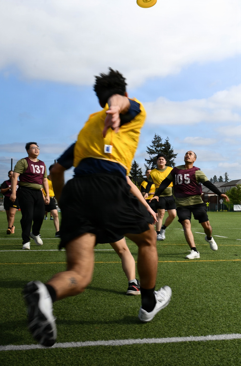 Strengthening interoperability between U.S. and Singapore Armed Forces through a team building game of ultimate frisbee.
