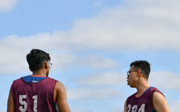 Strengthening interoperability between U.S. and Singapore Armed Forces through a team building game of ultimate frisbee.