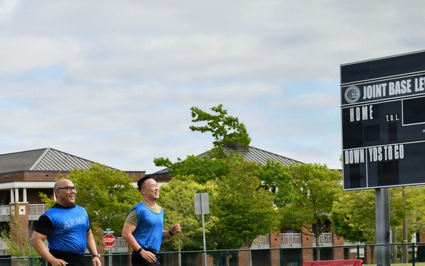 Strengthening interoperability between U.S. and Singapore Armed Forces through a team building game of ultimate frisbee.
