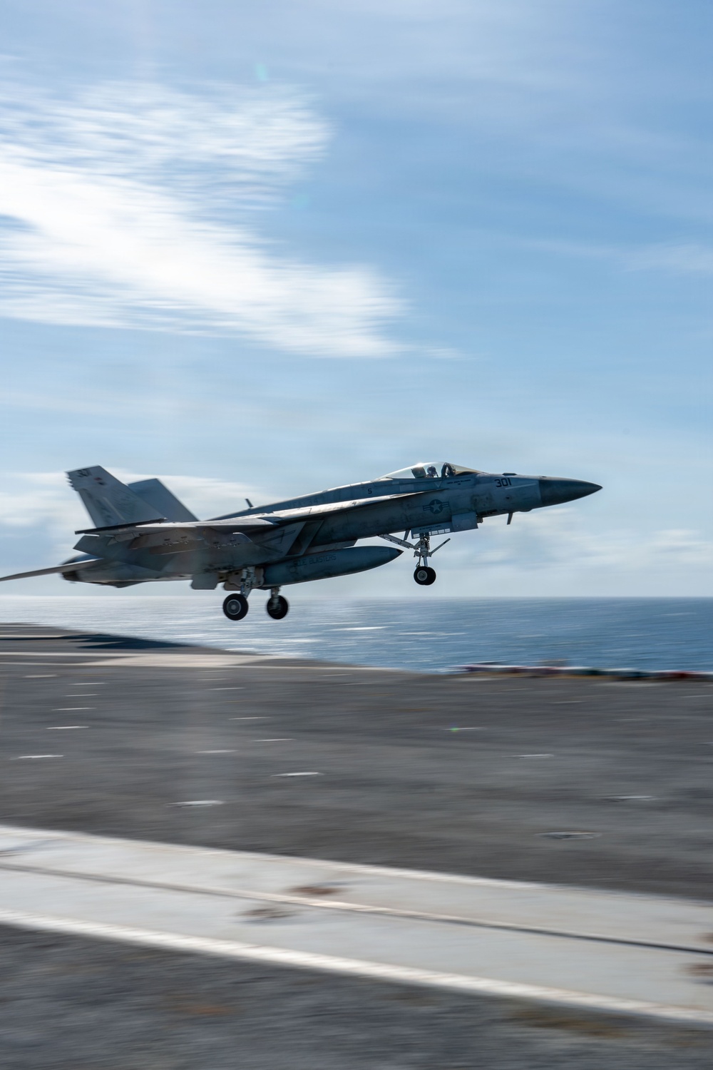 Ike conducts flight deck certification in the Atlantic Ocean
