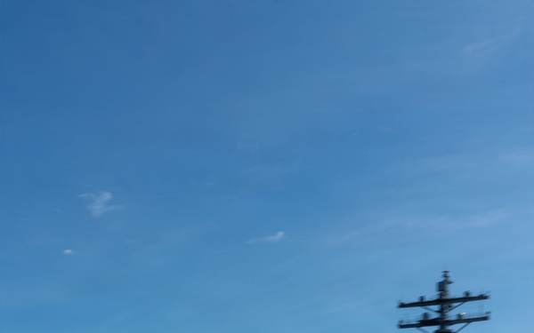 Ike conducts flight deck certification in the Atlantic Ocean