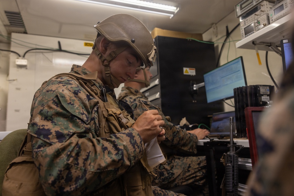 1st Maintenance Bn. participates in a field exercise