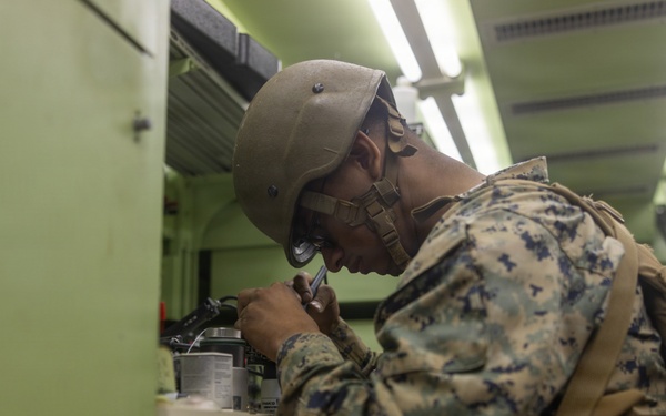 1st Maintenance Bn. participates in a field exercise