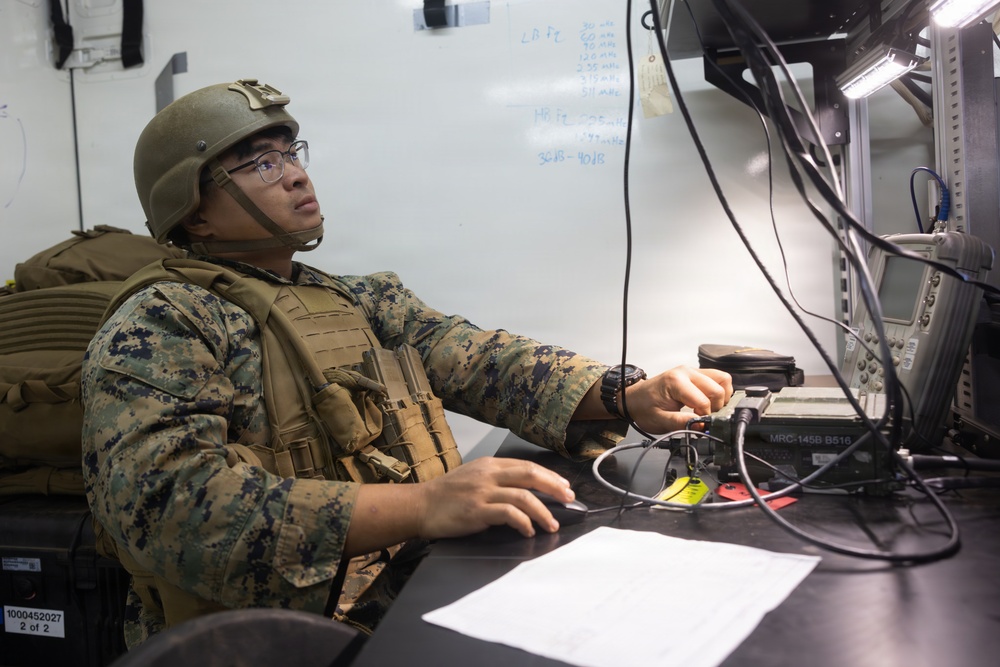 1st Maintenance Bn. participates in a field exercise