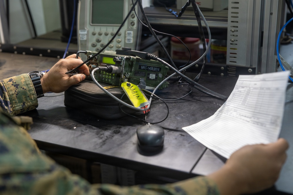 1st Maintenance Bn. participates in a field exercise