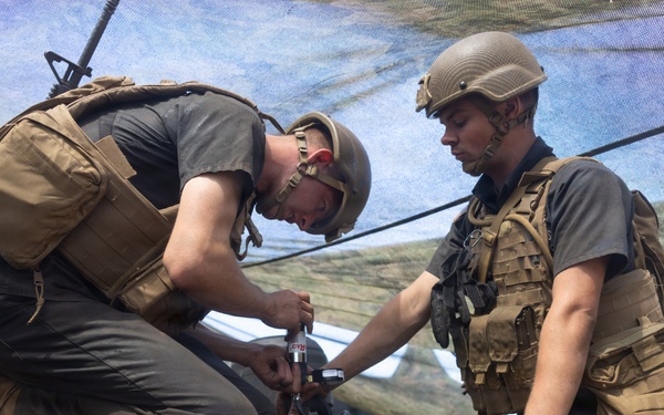 1st Maintenance Bn. participates in a field exercise