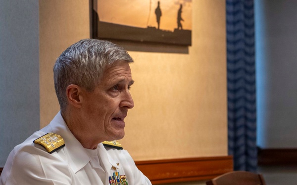 Adm. Steve Koehler, commander, U.S. Pacific Fleet, conducts Multilateral Maritime Virtual Key Leadership Engagement