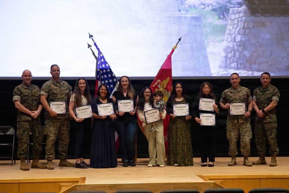 MCAS Iwakuni volunteer recognition ceremony
