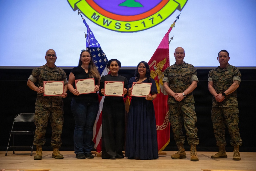 MCAS Iwakuni volunteer recognition ceremony