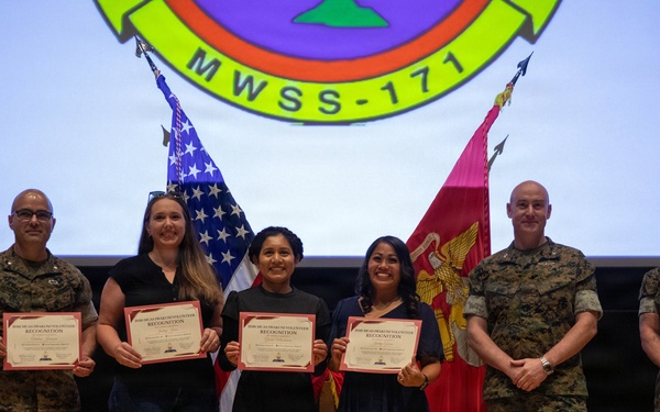 MCAS Iwakuni volunteer recognition ceremony