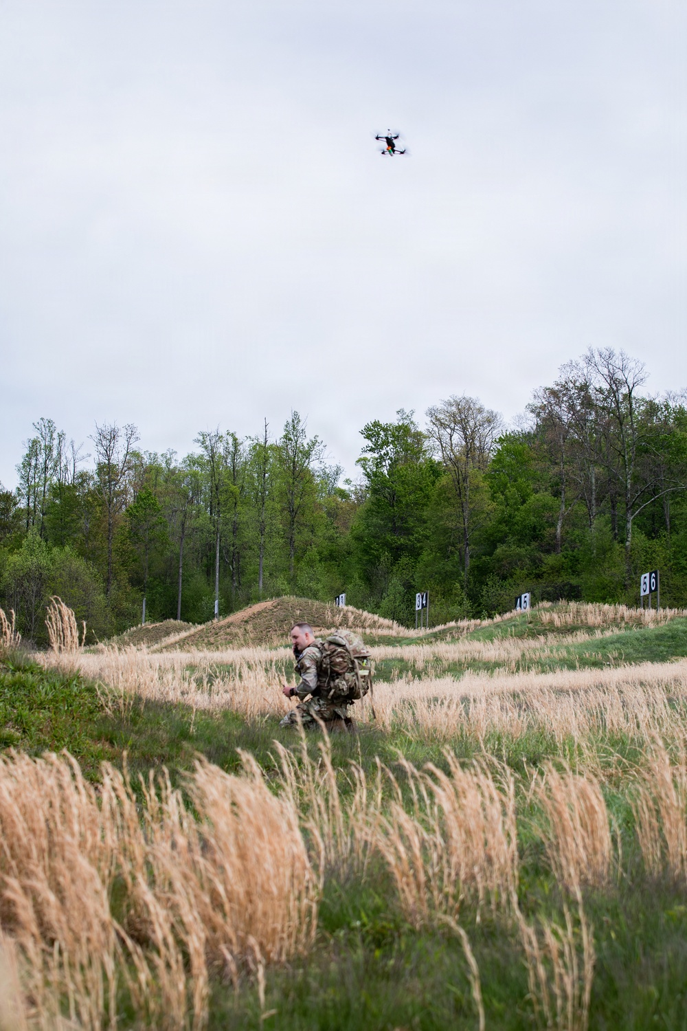 Region II Best Warrior Competitors conduct tactical movements on Camp Dawson