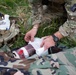 Region II Best Warrior Competitors demonstrate medical skills on notional burn casualty