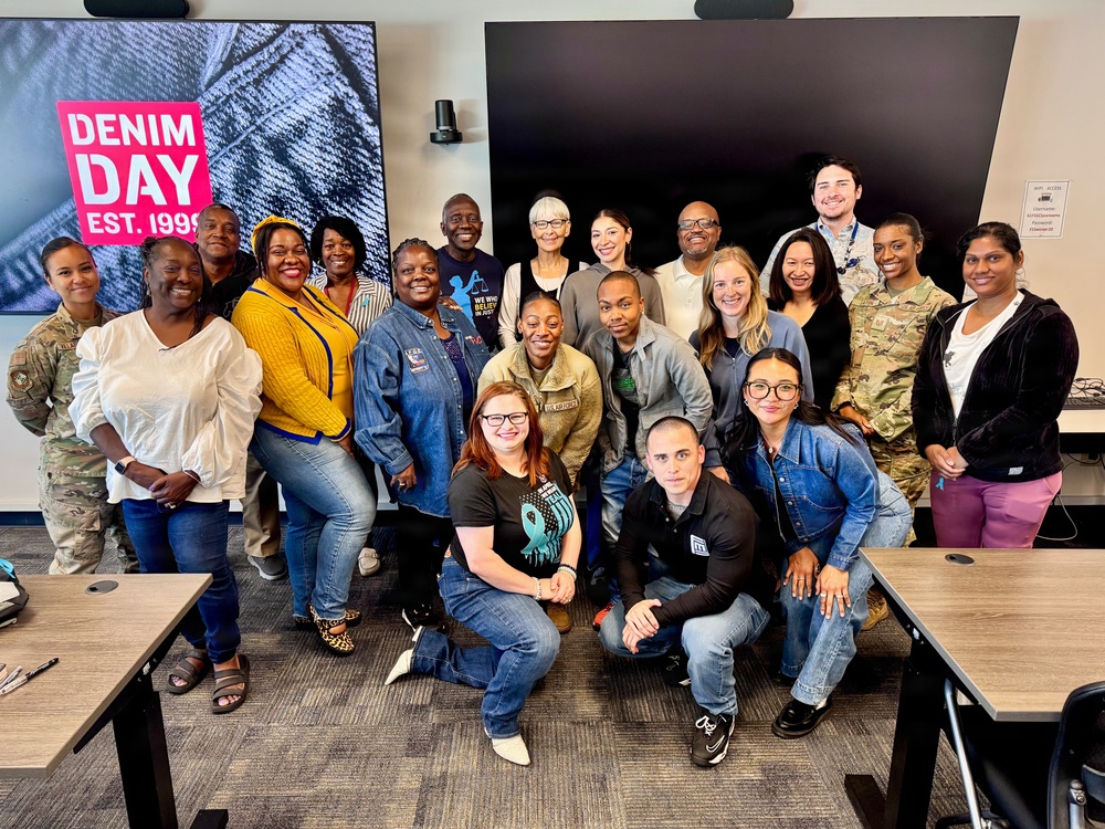 L.A. Air Force Base wears Denim for a day