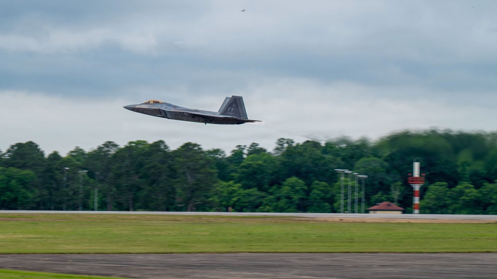Airpower demonstration for National Security Forum and Gathering of Eagles at Maxwell Air Force Base
