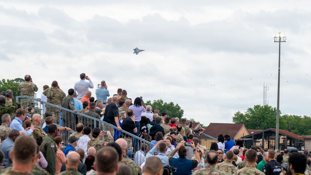 Airpower demonstration for National Security Forum and Gathering of Eagles at Maxwell Air Force Base