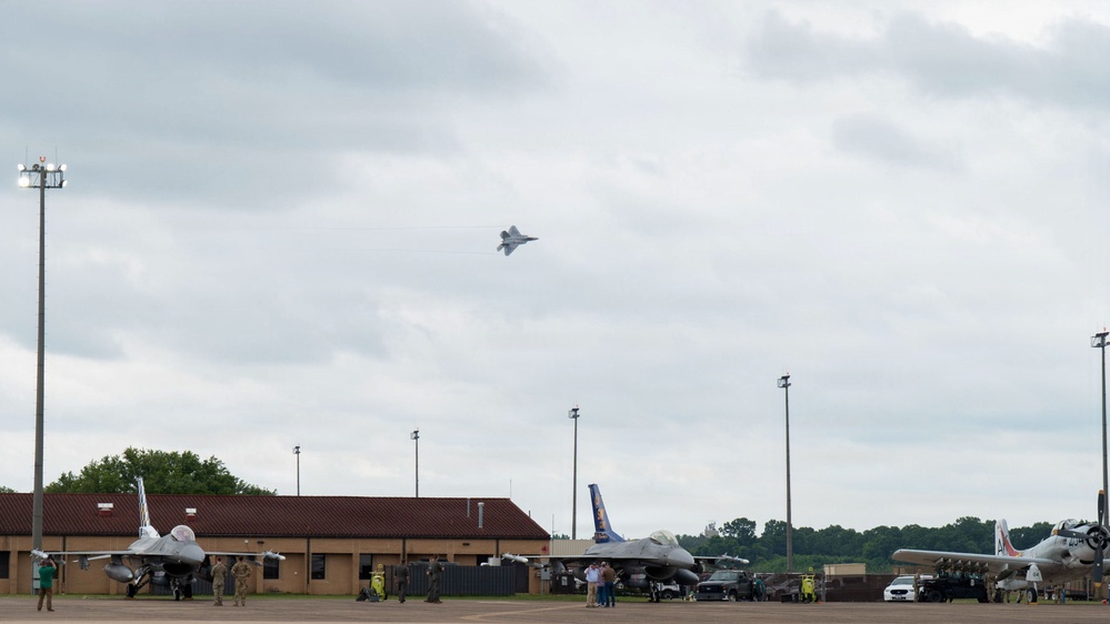 Airpower demonstration for National Security Forum and Gathering of Eagles at Maxwell Air Force Base