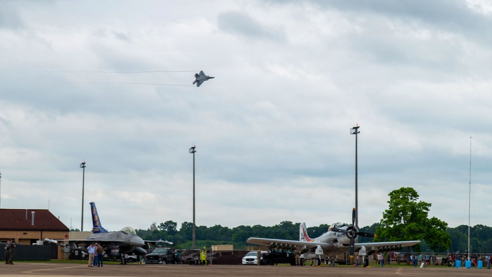 Airpower demonstration for National Security Forum and Gathering of Eagles at Maxwell Air Force Base