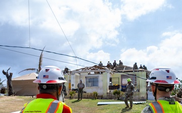 First Temporary Roof Placement