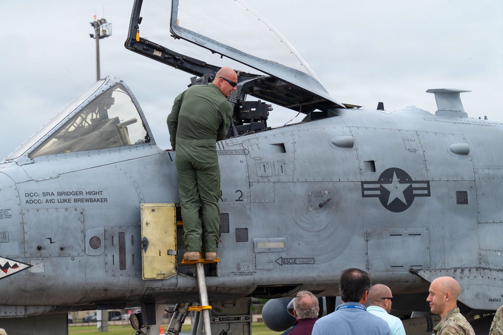 Airpower demonstration for National Security Forum and Gathering of Eagles at Maxwell Air Force Base