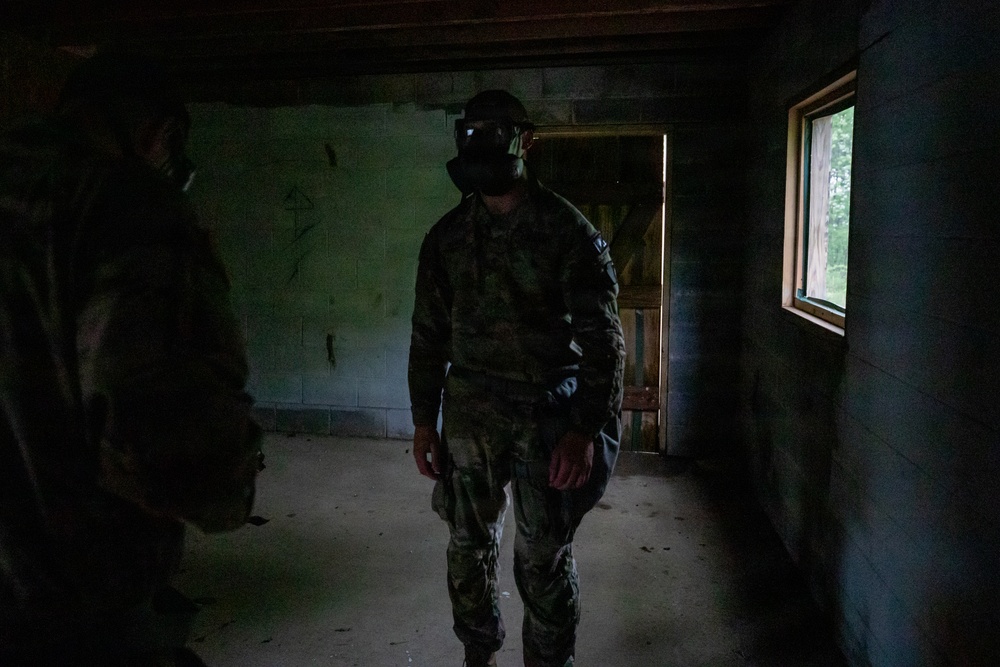 Region II Best Warrior Competitors endure gas chamber