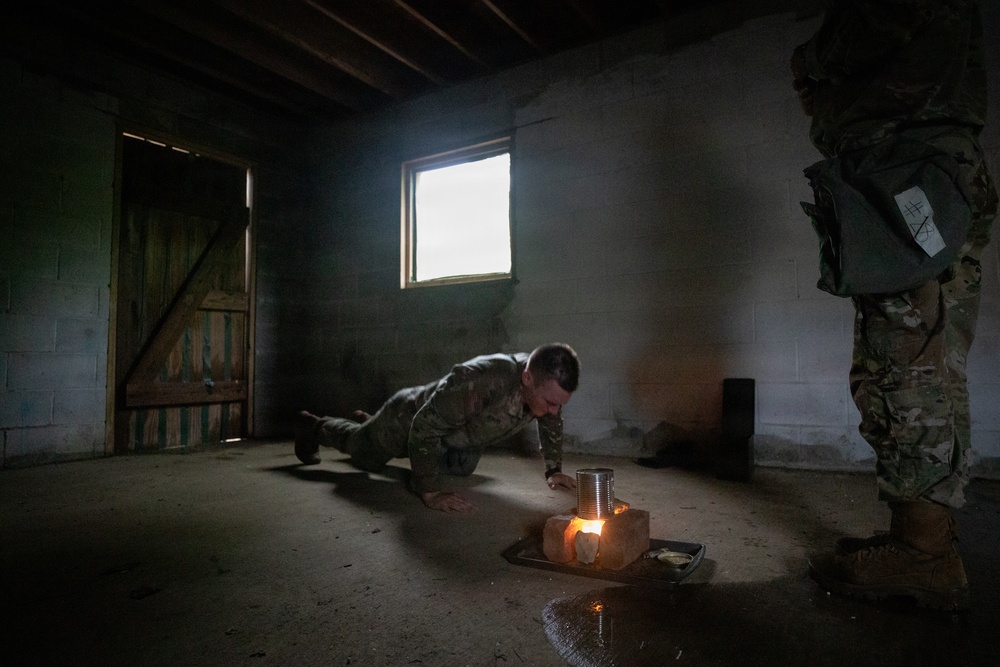 Region II Best Warrior Competitors endure gas chamber