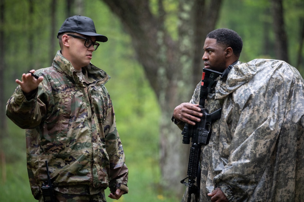 Region II Best Warrior Competitors participate in IED lane