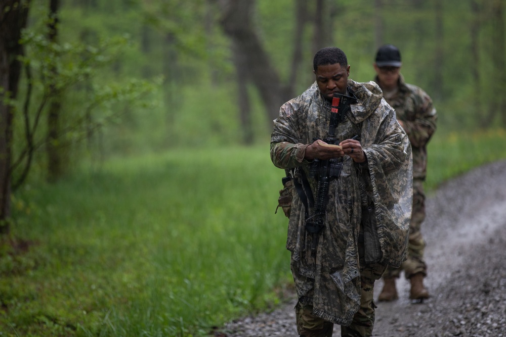 Region II Best Warrior Competitors participate in IED lane