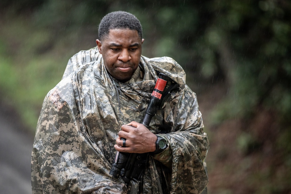 Region II Best Warrior Competitors participate in Range Run event