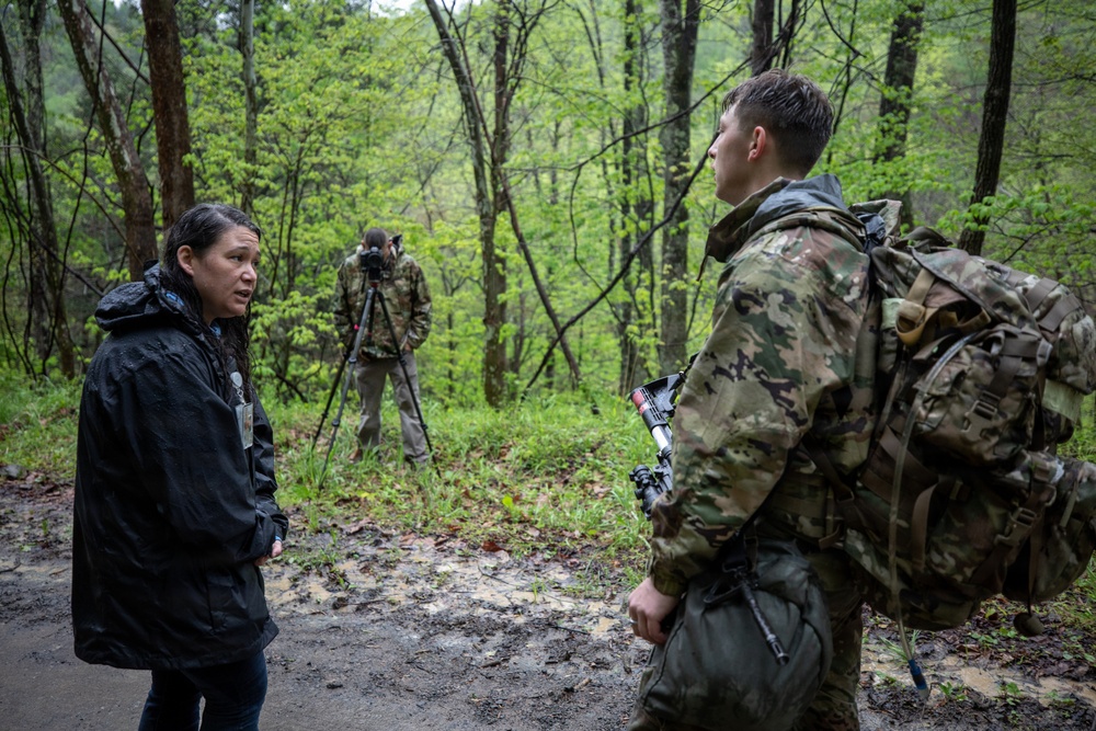 Region II Best Warrior Competitors react to media ambush