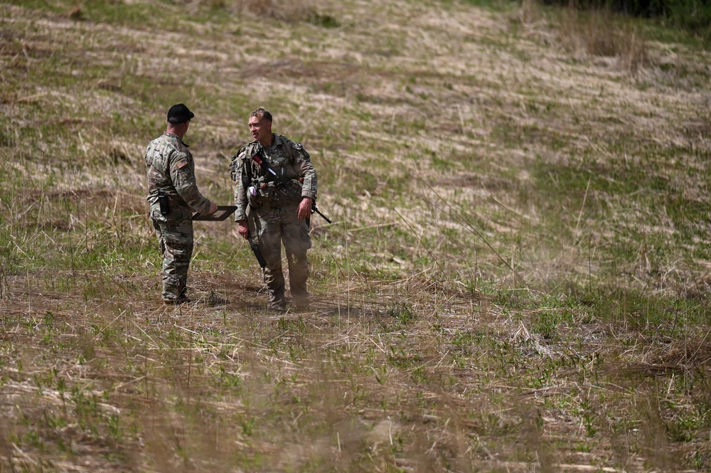 Region II Best Warrior competitors tackle land navigation