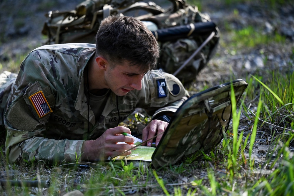Region II Best Warrior competitors tackle land navigation