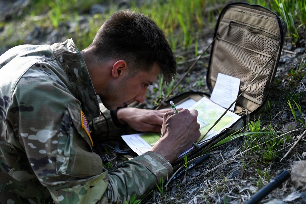 Region II Best Warrior competitors tackle land navigation