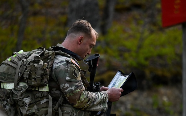 Region II Best Warrior competitors tackle land navigation