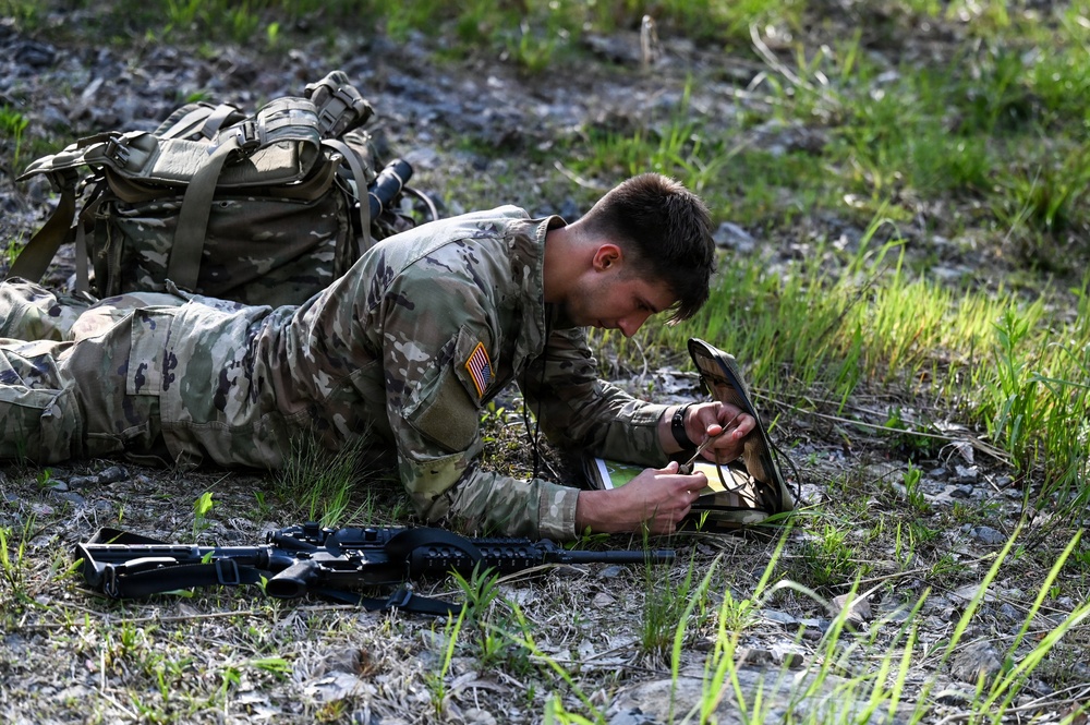 Region II Best Warrior competitors tackle land navigation