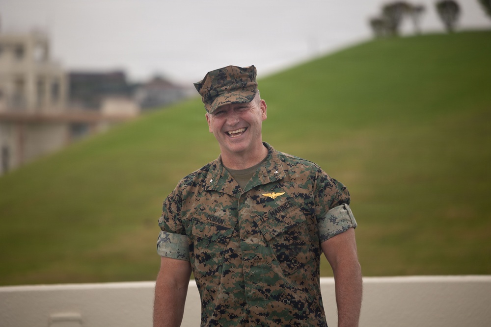 1st MAW commanding general promotes to major general