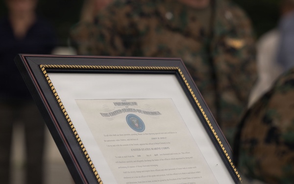 1st MAW commanding general promotes to major general