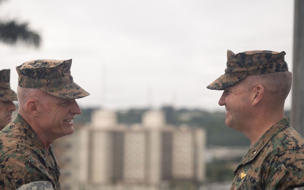 1st MAW commanding general promotes to major general