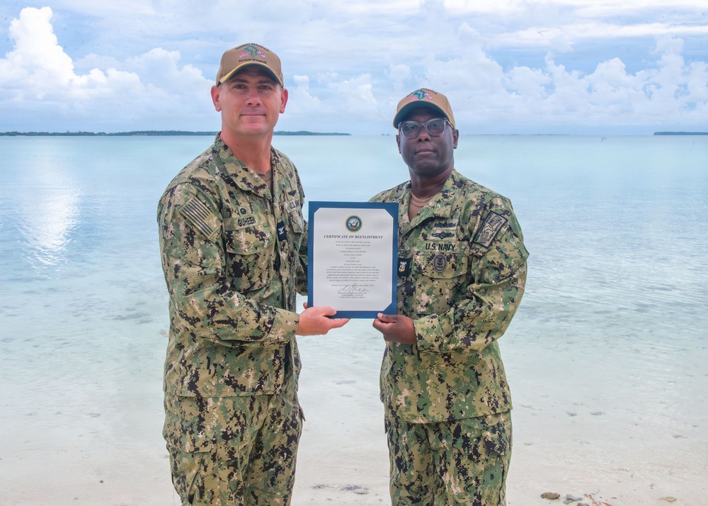 CMC Lerone Gamble's Reenlistment