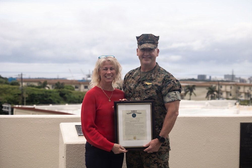 1st MAW commanding general promotes to major general