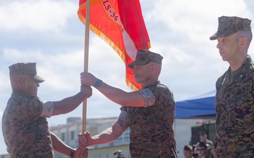 Lt. Col. Ryan Iden relinquishes command of MALS-36 to Lt. Col. Jason Brooks