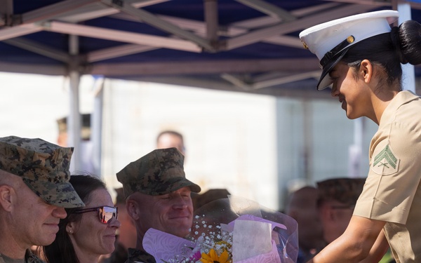 Lt. Col. Ryan Iden relinquishes command of MALS-36 to Lt. Col. Jason Brooks