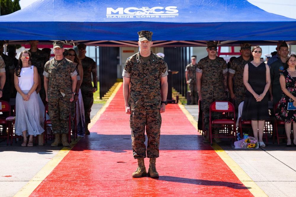 Lt. Col. Ryan Iden relinquishes command of MALS-36 to Lt. Col. Jason Brooks