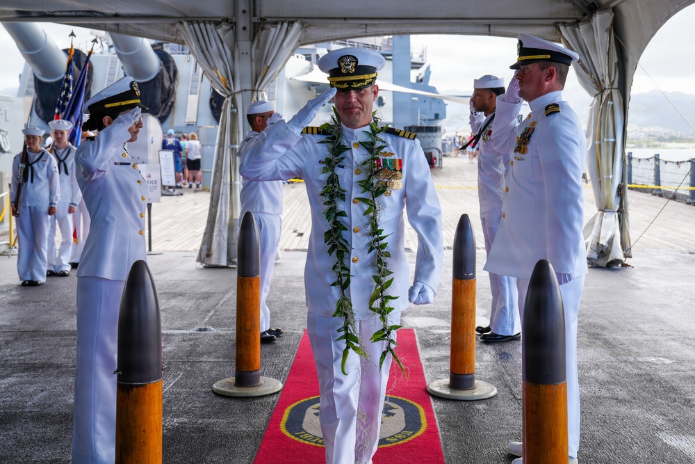 OICC PHNSY Executive Officer Cmdr. Nicholas Brown Retirement Ceremony