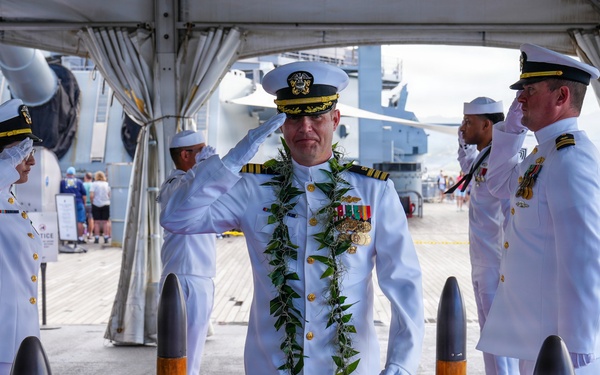 OICC PHNSY Executive Officer Cmdr. Nicholas Brown Retirement Ceremony