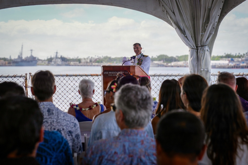 OICC PHNSY Executive Officer Cmdr. Nicholas C. Brown Retirement Ceremony